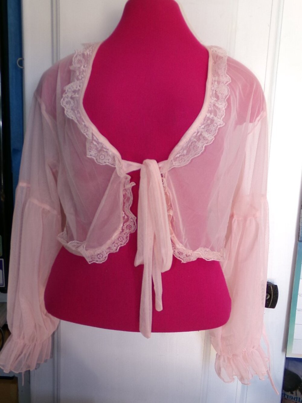 Romantic Flowy Tie Top Sz 10